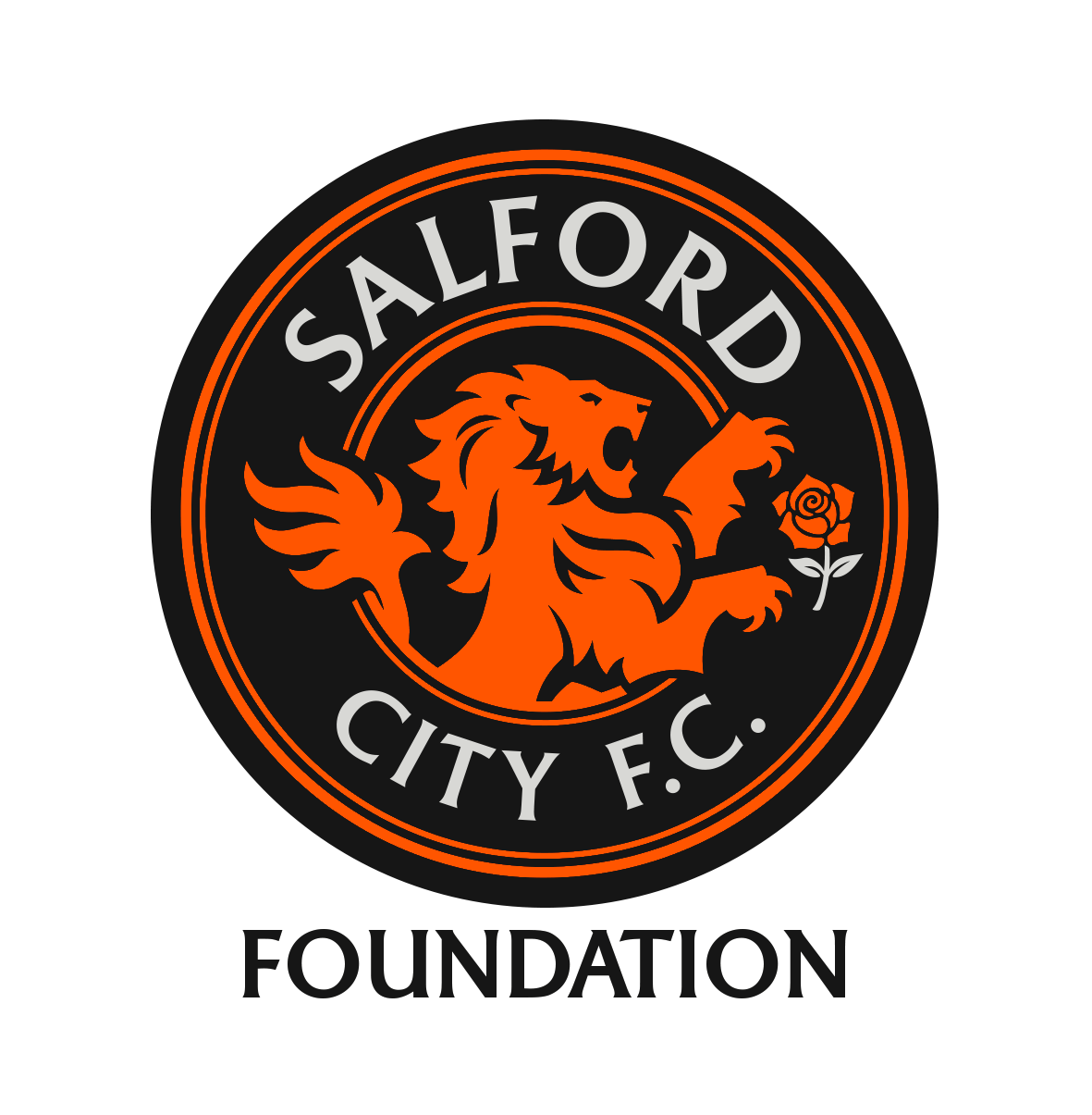 Salford City Foundation logo — UK organisation fundraising with OneDonate