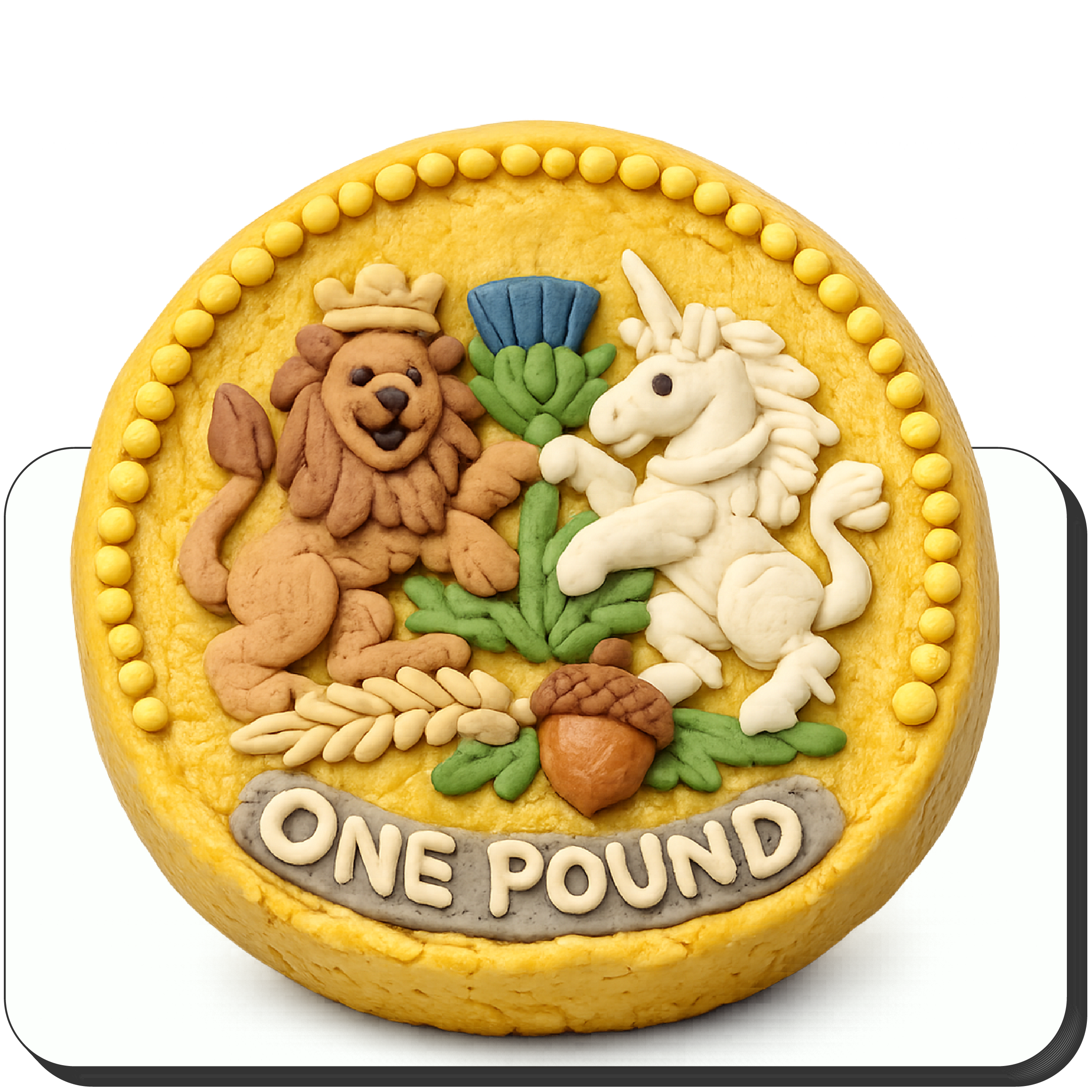 One pound coin - zero registration fee